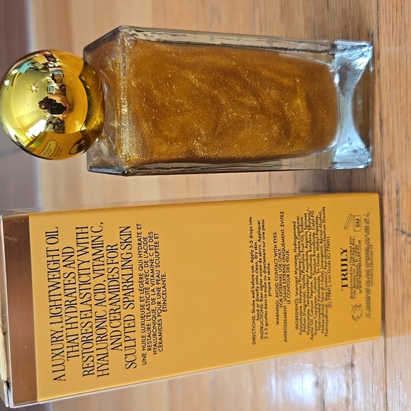 TRULY Golden Glaze Luxury Body Oil 3.1 oz / 99ml Vitamin C Argon Oil VEGAN - Picture 4 of 6